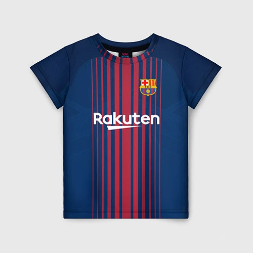 Детская футболка Barcelona FC: Neymar Home 17/18 / 3D-принт – фото 1