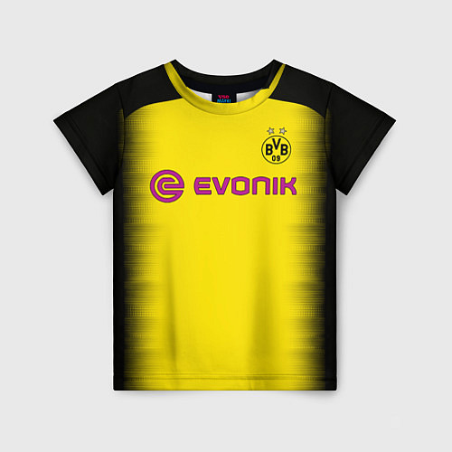 Детская футболка BVB FC: Aubameyang Away 17/18 / 3D-принт – фото 1