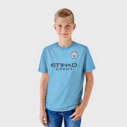 Футболка детская Man City FC: Sterling Home 17/18, цвет: 3D-принт — фото 2