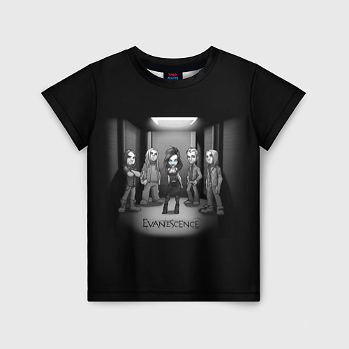 Детская футболка Evanescence Band / 3D-принт – фото 1