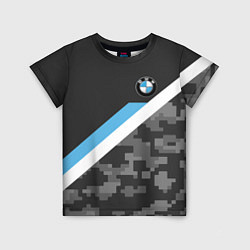 Детская футболка BMW: Pixel Military