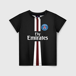 Детская футболка PSG FC: Black 2018