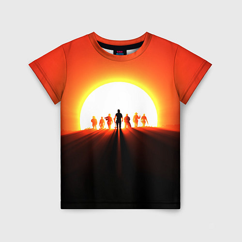 Детская футболка Redemption Sunset / 3D-принт – фото 1
