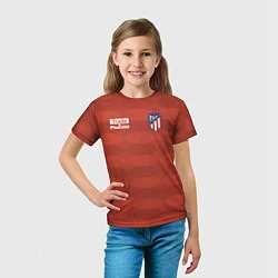 Футболка детская Atletico Madrid: Red Ellipse, цвет: 3D-принт — фото 2
