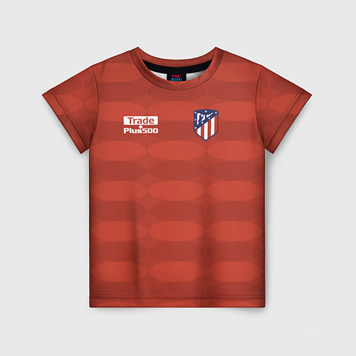 Детская футболка Atletico Madrid: Red Ellipse / 3D-принт – фото 1