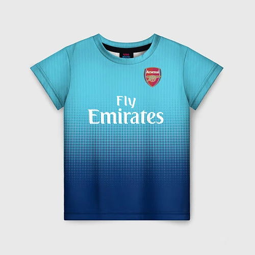 Детская футболка Arsenal FC: Blue Away 17/18 / 3D-принт – фото 1