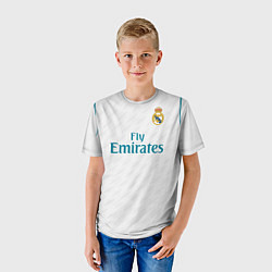 Футболка детская Real Madrid FC: Isco Home 17/18, цвет: 3D-принт — фото 2