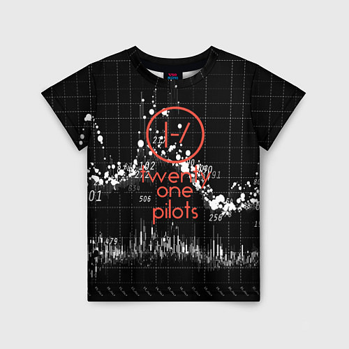 Детская футболка Twenty one pilots / 3D-принт – фото 1
