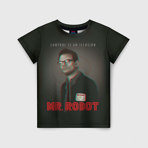 Детская футболка Mr Robot: Illusion / 3D-принт – фото 1