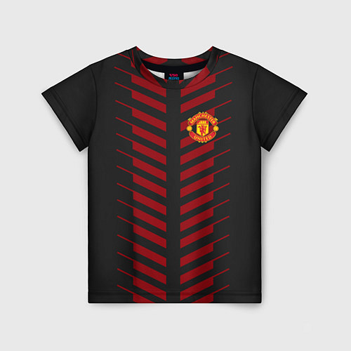 Детская футболка FC Manchester United: Creative / 3D-принт – фото 1