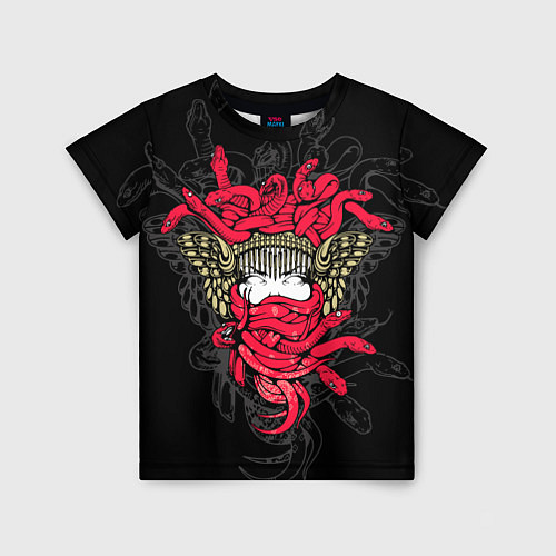 Детская футболка Горгона Медуза / 3D-принт – фото 1
