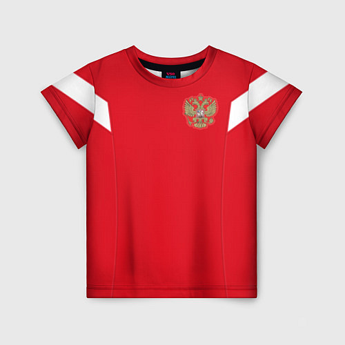 Детская футболка Сборная России: ЧМ 2018 / 3D-принт – фото 1