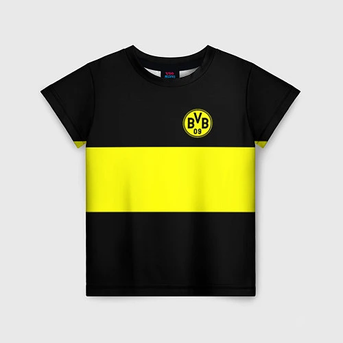 Детская футболка Borussia 2018 Black and Yellow / 3D-принт – фото 1