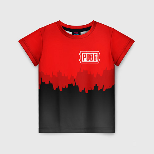 Детская футболка PUBG: City Blood / 3D-принт – фото 1