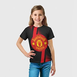 Футболка детская FC Manchester United: Storm, цвет: 3D-принт — фото 2