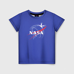 Футболка детская NASA: Blue Space, цвет: 3D-принт