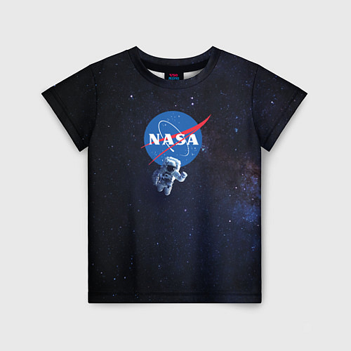 Детская футболка NASA: Hello World / 3D-принт – фото 1