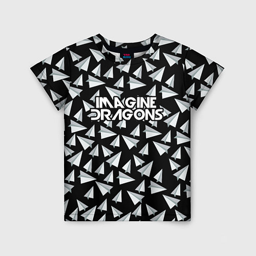 Детская футболка Imagine Dragons: Paper airplanes / 3D-принт – фото 1