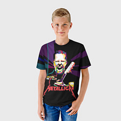 Футболка детская Metallica: James Alan Hatfield, цвет: 3D-принт — фото 2