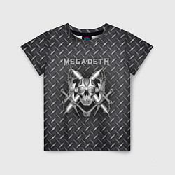 Футболка детская Megadeth: Metallic Style, цвет: 3D-принт