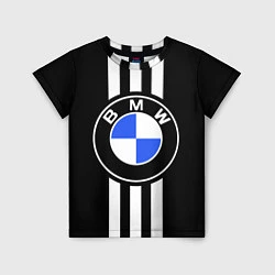 Футболка детская BMW: White Strips, цвет: 3D-принт