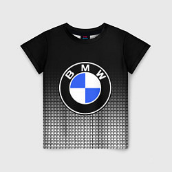 Футболка детская BMW 2018 Black and White IV, цвет: 3D-принт