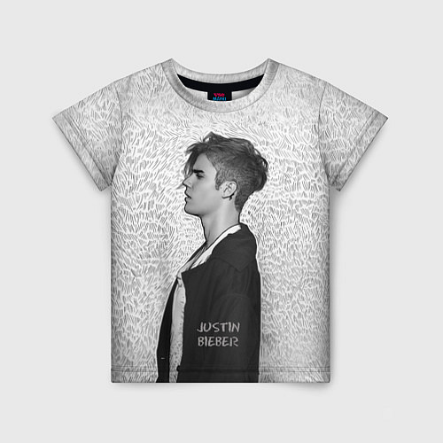 Детская футболка Justin Bieber / 3D-принт – фото 1