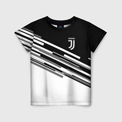 Футболка детская FC Juventus: B&W Line, цвет: 3D-принт