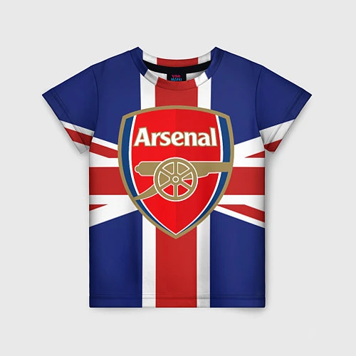Детская футболка FC Arsenal: England / 3D-принт – фото 1