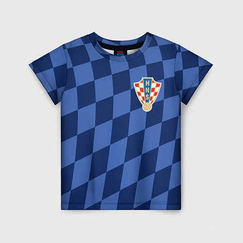 Детская футболка Сборная Хорватии / 3D-принт – фото 1