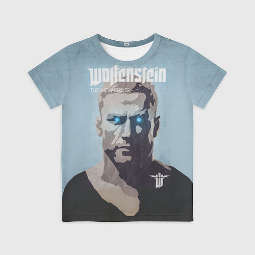 Детская футболка Wolfenstein: William Blaskovitz / 3D-принт – фото 1
