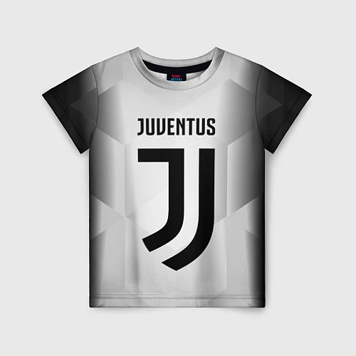 Детская футболка FC Juventus: Silver Original / 3D-принт – фото 1