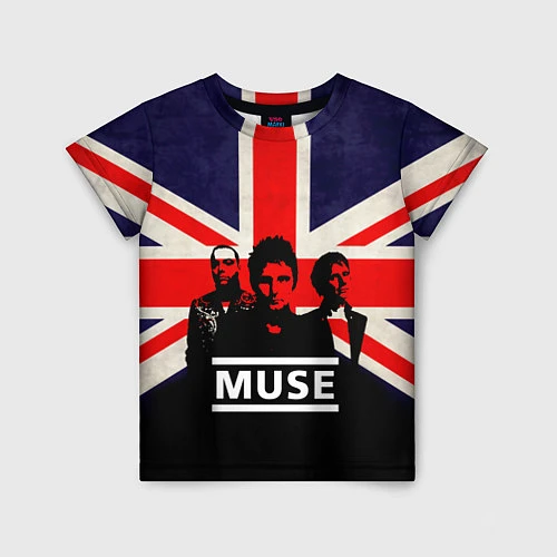 Детская футболка Muse UK / 3D-принт – фото 1