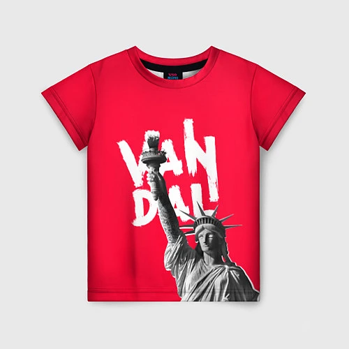 Детская футболка Vandal Freedom / 3D-принт – фото 1