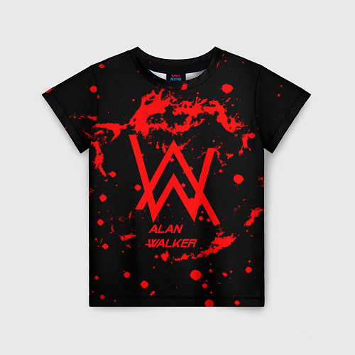 Детская футболка Alan Walker: Music Space / 3D-принт – фото 1
