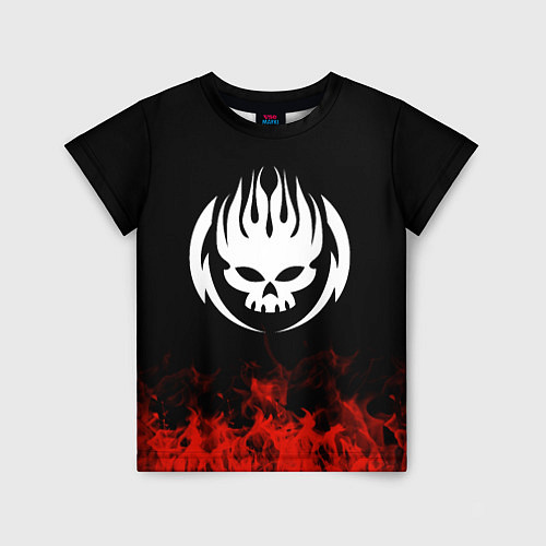 Детская футболка The Offspring: Red Flame / 3D-принт – фото 1