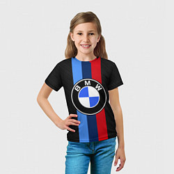 Футболка детская BMW SPORT, цвет: 3D-принт — фото 2
