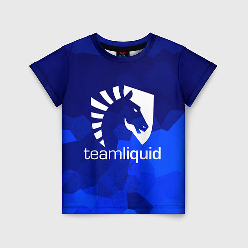 Детская футболка Team Liquid: Polygons / 3D-принт – фото 1