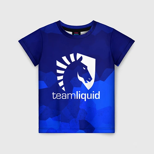 Детская футболка Team Liquid: Polygons / 3D-принт – фото 1