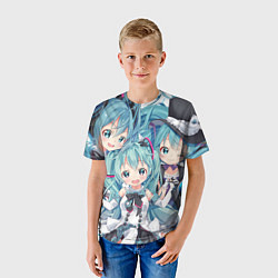 Футболка детская Hatsune Miku, цвет: 3D-принт — фото 2