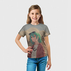Футболка детская Vocaloid, цвет: 3D-принт — фото 2