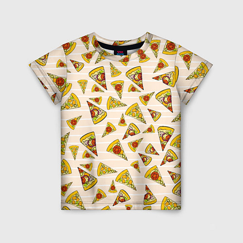 Детская футболка Pizza Love / 3D-принт – фото 1