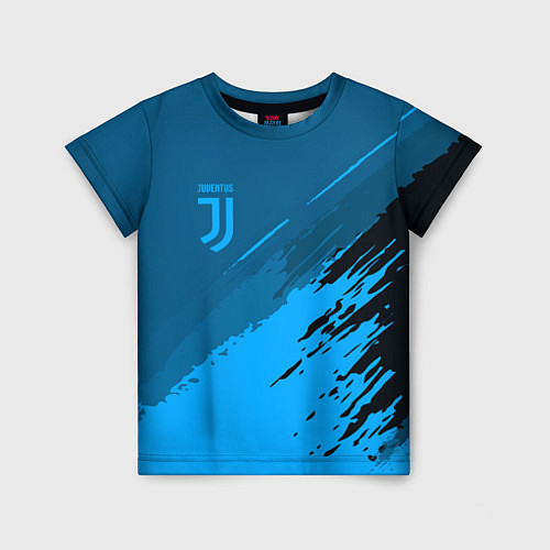 Детская футболка FC Juventus: Blue Original / 3D-принт – фото 1