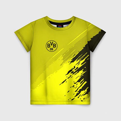 Детская футболка FC Borussia: Yellow Original / 3D-принт – фото 1