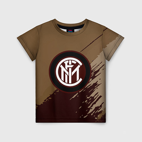 Детская футболка FC Inter: Abstract style / 3D-принт – фото 1