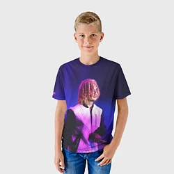 Футболка детская Lil Pump: Neon Style, цвет: 3D-принт — фото 2