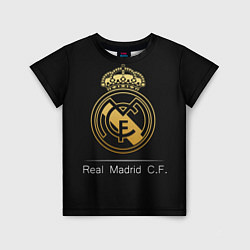 Футболка детская FC Real Madrid: Gold Edition, цвет: 3D-принт