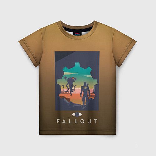 Детская футболка Fallout: 101 Soldier / 3D-принт – фото 1