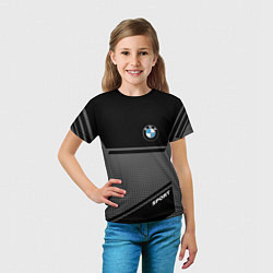 Футболка детская BMW SPORT БМВ СПОРТ, цвет: 3D-принт — фото 2