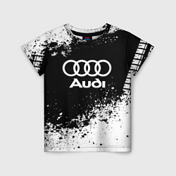 Футболка детская Audi: Black Spray, цвет: 3D-принт